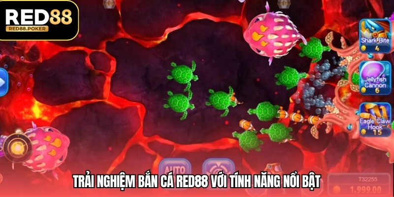 Bắn Cá RED88 2 Trải nghiệm bắn cá RED88 với tính năng nổi bật