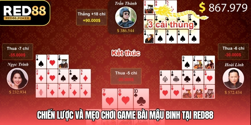 Chiến lược và mẹo chơi game bài mậu binh tại RED88